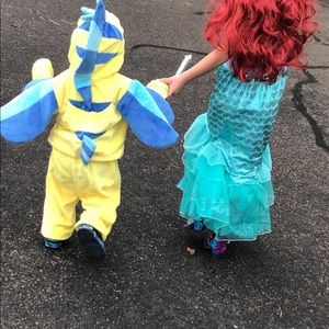Flounder from Little Mermaid Halloween costume